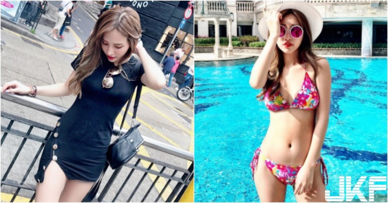 香港街頭捕捉「白皙短裙妹」！雪白大腿超誘人…原來是台灣來的！