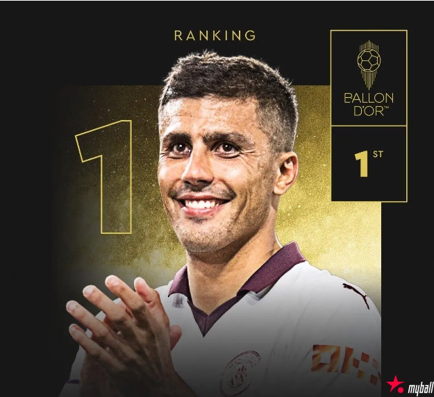 迈博体育:90后首人!罗德里荣膺2024年金球奖