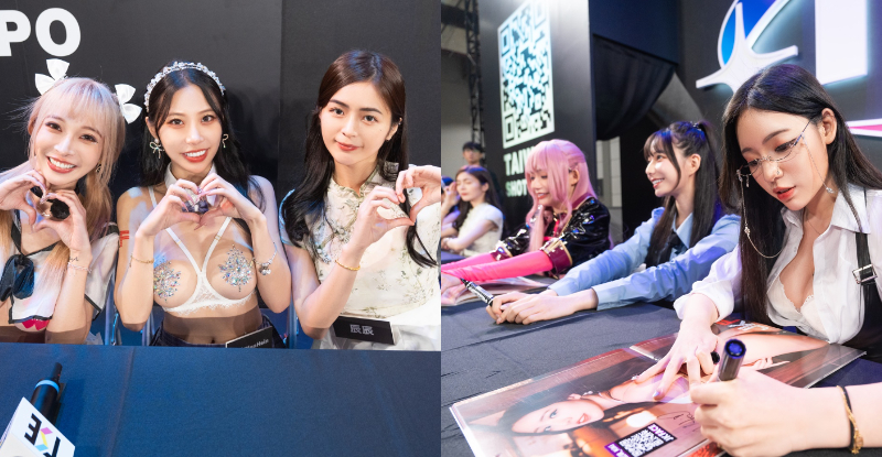 親筆簽名就是香！JKF VIP限定活動…人氣女郎出動　TSE現場福利加碼送～