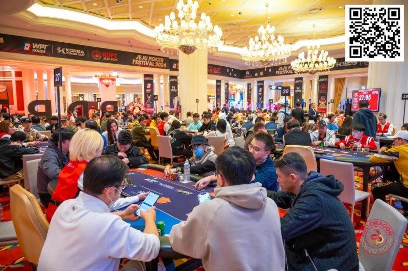 【EV扑克】济州扑克嘉年华|红龙赛共642人次参赛147人晋级第2轮,汪松、李栋分别领跑第1轮C、D组