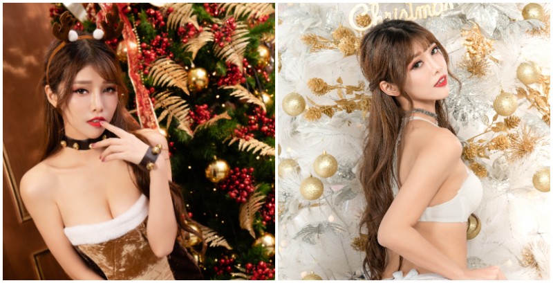 馴鹿魯道夫怎麼會這麼正？「誘惑女神」尤妝妝化身聖誕坐騎，從聖誕帶你到新年