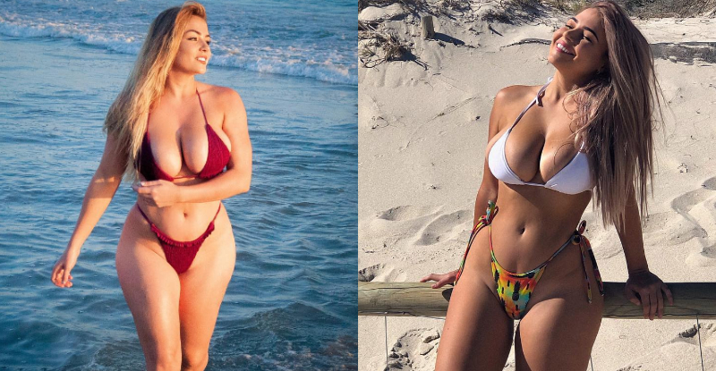 以形補形！「肉系爆乳妹」渾圓西瓜奶靠吃出來的　份量驚人狂虐視神經