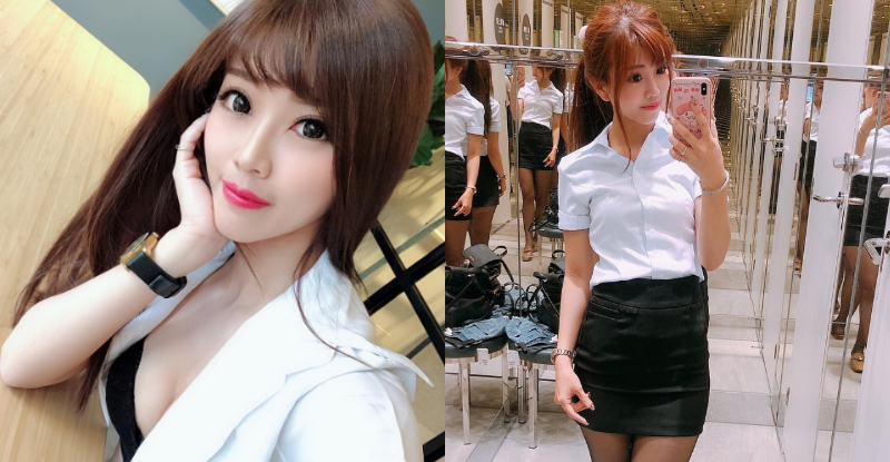 英文老師太火辣！「凱蒂老師」白襯衫胸前爆開　網友：ABCD…老師多大？