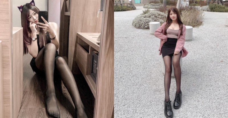 正妹設計師「Chen臻兒」上下都有料　黑絲長腿讓人過目不忘
