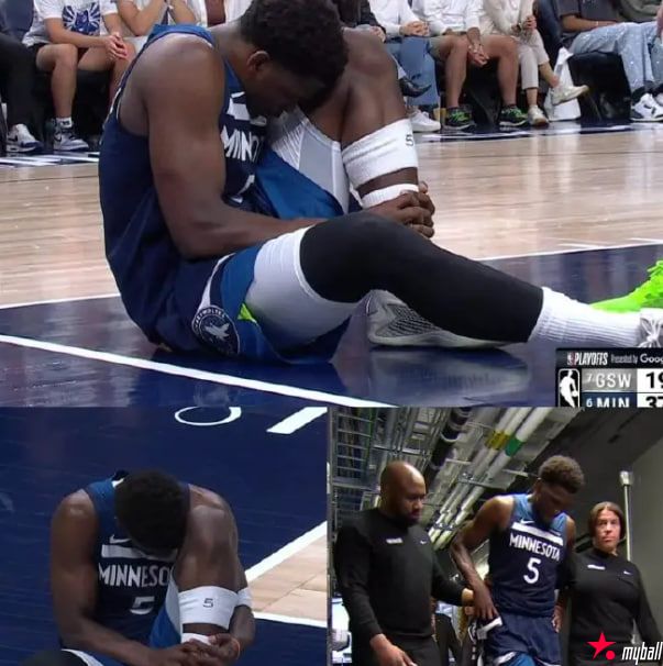 大发体育-爱德华兹上半场痛苦伤退 下半场火线回归，大发助力你的致富之路！