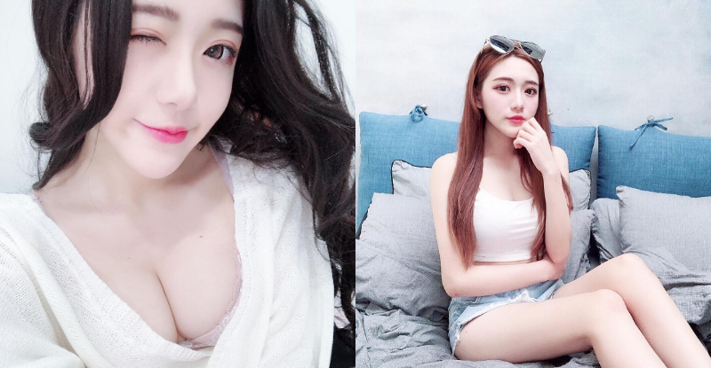 白嫩正妹衣服下「風景太美好」！輕輕拉開就「掉出長輩」，衣服穿不好94誘人！