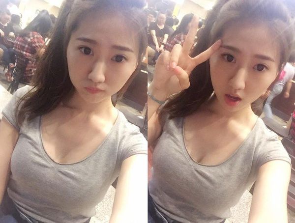 太OP！白嫩「逢甲林志玲」E奶曝光　大前輩渾圓飽滿…鄉民超羨慕男友！