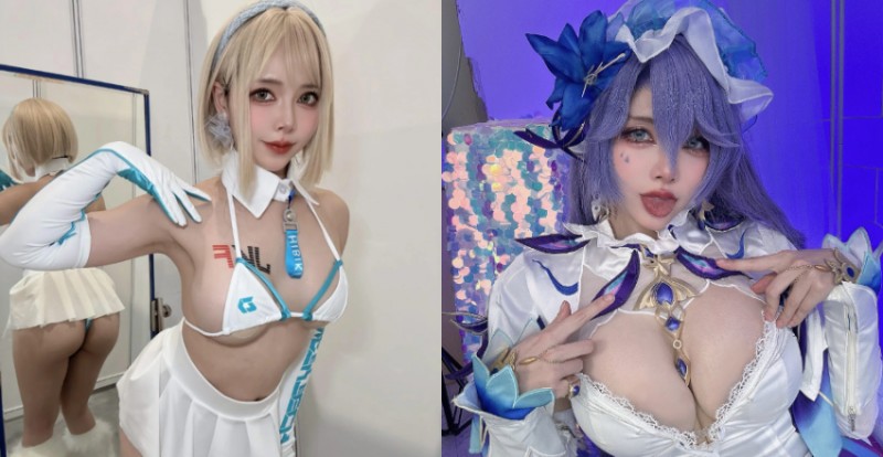 TRE全場最超值的活動！頂級巨乳Coser讓你一對一拍到飽