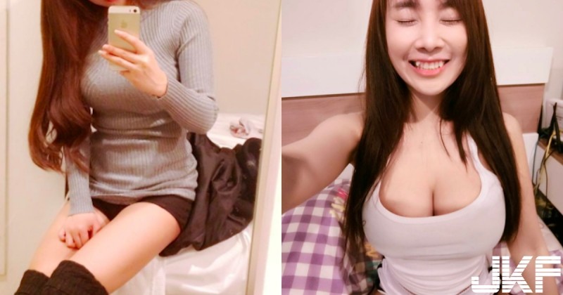 好冷喔穿一波毛衣！示範「著衣巨Ru」，正妹穿毛衣「好緊繃」胸前隆起感覺好沈重吶！