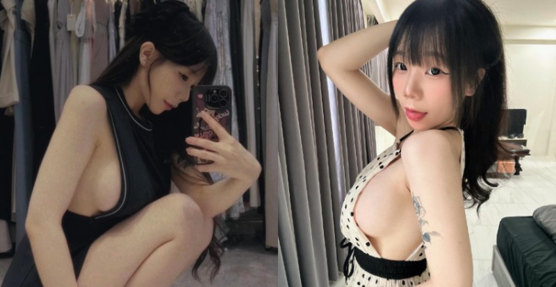 小姐你的側乳露出來了！童顏巨乳新人《Vayne薇恩》太辣