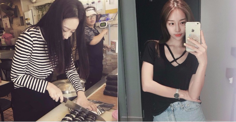 小吃攤驚見「高顏值正妹」！雙眼放電讓人招架不住，網呼：好想打包帶回…