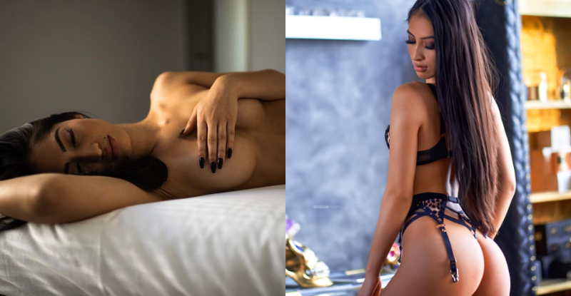 性感辣模前有美乳後有翹臀　「焦糖蜜體」畫面香爆…讓人越看越飢渴