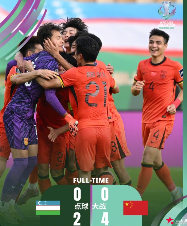 大发体育-奇迹之夜!亚洲杯-U23国足点球淘汰乌兹挺进4强,大发助力你的致富之路!