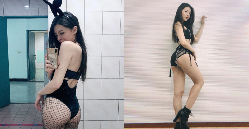 香車配辣妹！「趙秦羚Uemi」翹起飽滿蜜桃臀，逆天長腿更讓全場快門聲大力響起！