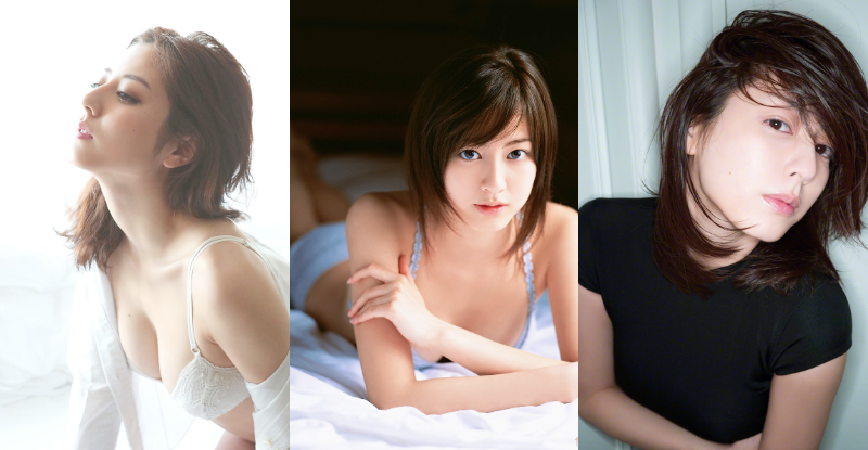 人妻辣模「衫本有美」，水潤的大眼搭配上空靈的氣質實在是太撫媚了。