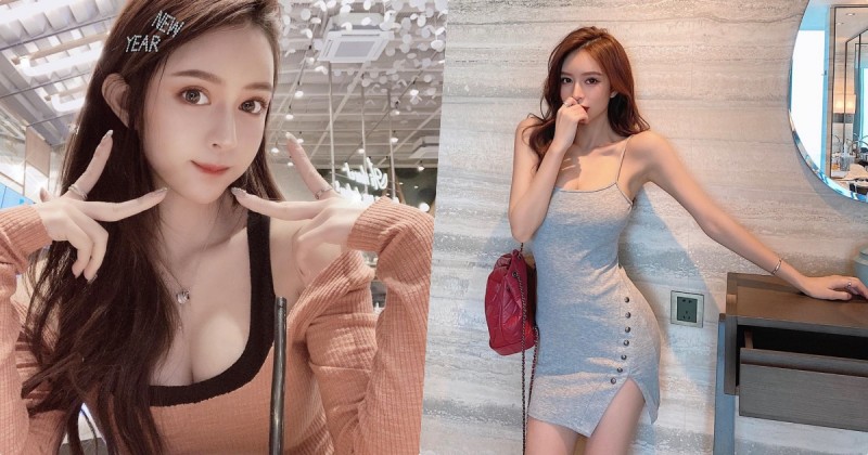 對面的妹子好辣！萌妹子比YA時「跑出深溝」，一起吃飯好難專心…