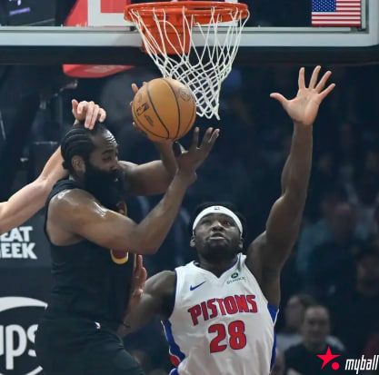 迈博体育 哈登18+5+7杜伦空砍24+14 骑士击败活塞