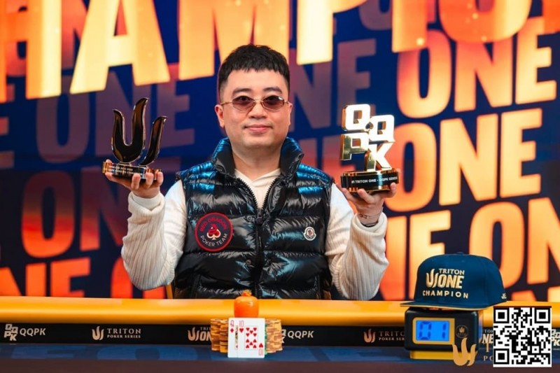 【EV扑克】Triton ONE | NGUYEN HUU DUNG把握领先优势，加冕QQPK Genesis冠军