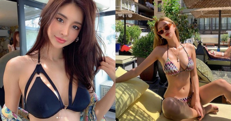 辣妹做日光浴「曲線好誘惑」，尖挺美乳在太陽下更養眼了！