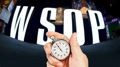 【EV扑克】17分钟长考的代价：全体上钟！WSOP中途改规则玩家当场炸锅