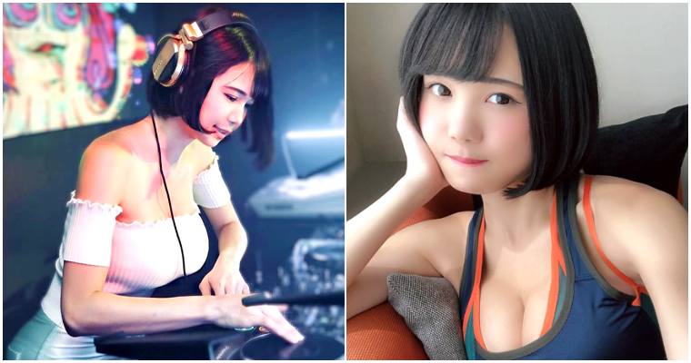 刷到雙乳爆出！日本童顏巨乳「女 DJ Mei」刷碟照爆紅　網友：胸前彈跳程度比音樂猛…